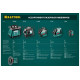 KRAFTOOL линейный лазерный нивелир с держателем LL3D 2 34640-2 Professional