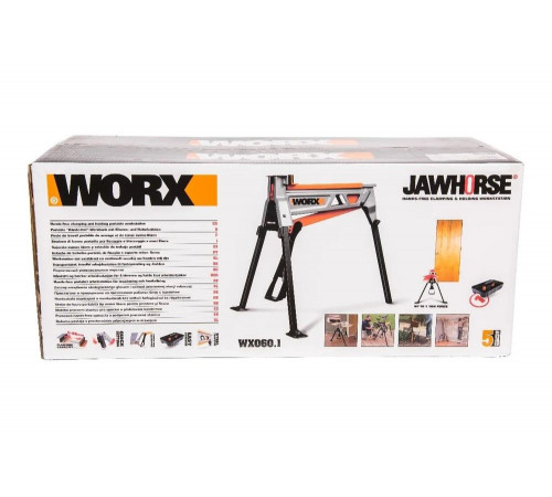 Портативный универсальный верстак WORX 880мм, коробка WX060.1 Портативный универсальный верстак WORX 880мм, коробка WX060.1
