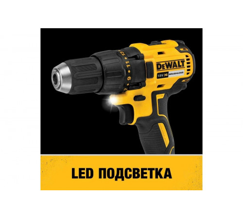 Бесщеточная дрель-шуруповерт Dewalt 18.0 В XR DCD7771D2