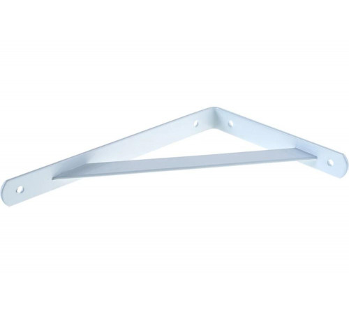 STAYER 300х200х30х4 мм, белый, уголок-кронштейн, усиленный 37422-1 STAYER 300х200х30х4 мм, белый, уголок-кронштейн, усиленный 37422-1