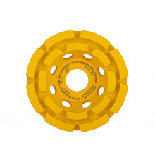 Чашка алмазная двойная (100х22.23 мм) DEWALT DW4772T-AE