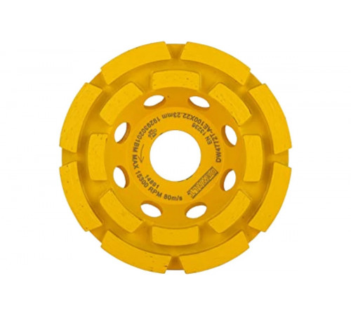 Чашка алмазная двойная (100х22.23 мм) DEWALT DW4772T-AE