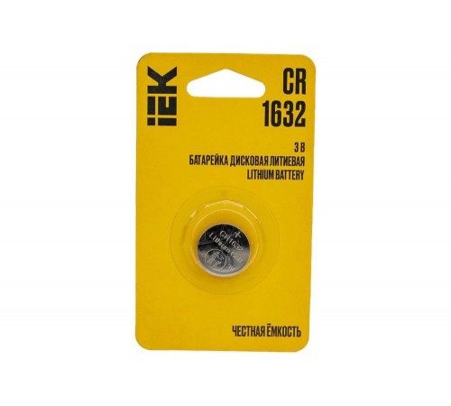 Дисковая литиевая батарейка IEK cr1632 ABT-CR1632-OP-L01 Дисковая литиевая батарейка IEK cr1632 ABT-CR1632-OP-L01