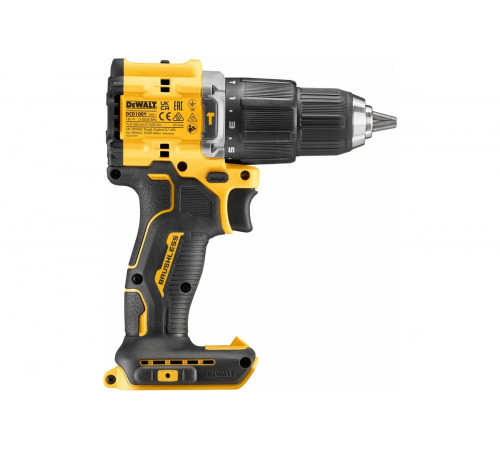 Аккумуляторная ударная дрель-шуруповерт Dewalt DCD100YNT, 18 В, 1650 об/мин, 28050 уд/мин, без АКБ и ЗУ, в кейсе TSTAK DCD100YNT-XJ