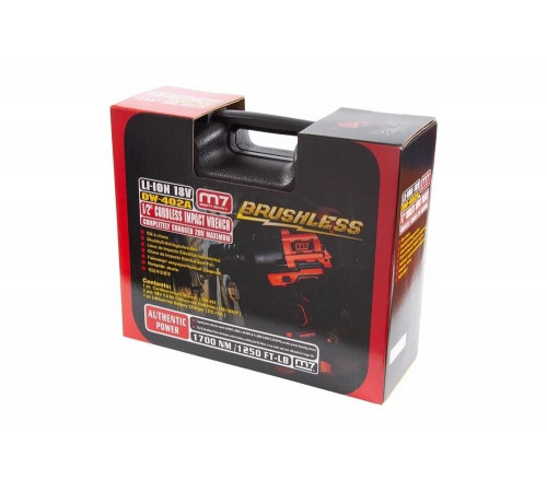 Гайковерт аккумуляторный ударный 1/2", 1700 Нм, 18 В, кейс MIGHTY SEVEN DW-402A Гайковерт аккумуляторный ударный 1/2", 1700 Нм, 18 В, кейс MIGHTY SEVEN DW-402A