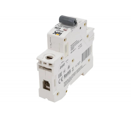 Автоматический выключатель IEK ARMAT M06N 1P C 20А AR-M06N-1-C020