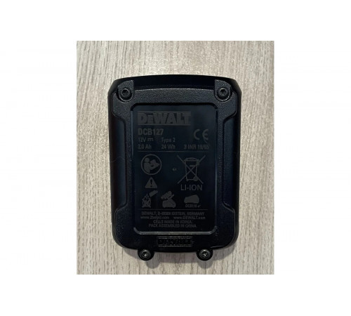 Аккумуляторная батарея XR (12 В; Li-ion; 2.0 А*ч) DEWALT DCB127