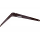 STAYER 200х250 мм, толщина 1 мм, коричневый, уголок-кронштейн 37404-3