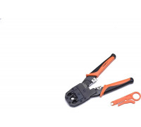 Пресс-клещи для обжима модульных разъемов Harden  190 мм, на RJ45, RJ11, RJ12 660631