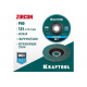 Лепестковый циркониевый торцевой круг 125x22,2мм P80 KRAFTOOL ZIRCON Inox-Plus
