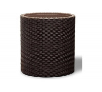 Кашпо KETER Cylinder Planter S коричневый 223940