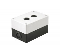 Корпус IEK, КП 102, 2-местный, белый, для кнопок, ИЭК, BKP10-2-K01