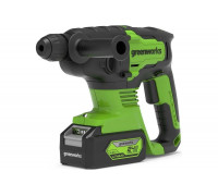 Аккумуляторный бесщеточный перфоратор GreenWorks GD24SDS2K4 3803007UB