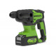 Аккумуляторный бесщеточный перфоратор GreenWorks GD24SDS2K4 3803007UB