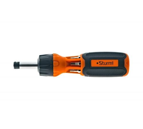 Трещоточная отвертка 7 в 1 Sturm 1040-08-SS9 Трещоточная отвертка 7 в 1 Sturm 1040-08-SS9