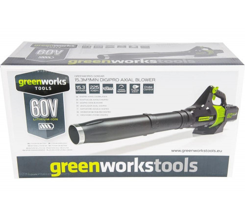 Аккумуляторный воздуходув Greenworks GD60AB