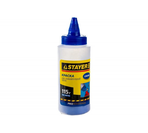 STAYER 115 гр., синяя, краска для малярных шнуров 2-06401-1_z01 STAYER 115 гр., синяя, краска для малярных шнуров 2-06401-1_z01