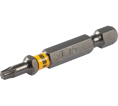 Набор бит TORX T15, 50 мм, сталь S2, шестигранный профиль, 10 шт Denzel 11668 Набор бит TORX T15, 50 мм, сталь S2, шестигранный профиль, 10 шт Denzel 11668