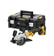 Аккумуляторная дисковая пила Dewalt DCS571P2, 18 В, 115 мм, 4400 об/мин, с 2 АКБ 5 Ач и ЗУ, в кейсе TSTAK DCS571P2-QW