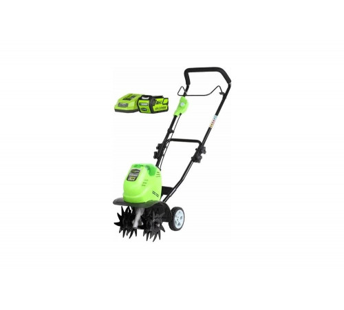 Аккумуляторный культиватор GreenWorks G40TL, 40V, 1хАКБ 4 А.ч, ЗУ 27087VB Аккумуляторный культиватор GreenWorks G40TL, 40V, 1хАКБ 4 А.ч, ЗУ 27087VB