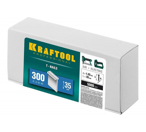KRAFTOOL гвозди тип 300, 35 мм, гвозди для нейлера 31785-35