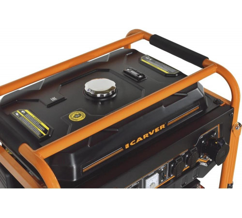 Бензиновый генератор CARVER ppg-10000е lt-192fв, 8,0/8,3квт, 220в, бак 25л,эл.ст, кол/рук. медь 01.020.00041 Бензиновый генератор CARVER ppg-10000е lt-192fв, 8,0/8,3квт, 220в, бак 25л,эл.ст, кол/рук. медь 01.020.00041