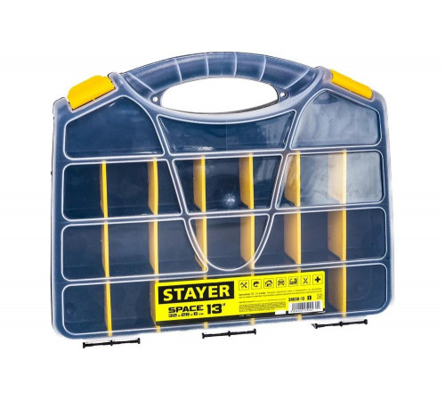 STAYER 320 х 260 х 50 мм (12.5"), пластиковый, органайзер SPACE-13 38038-13_z01 STAYER 320 х 260 х 50 мм (12.5"), пластиковый, органайзер SPACE-13 38038-13_z01