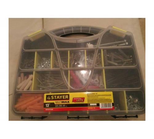 STAYER 320 х 260 х 50 мм (12.5"), пластиковый, органайзер SPACE-13 38038-13_z01 STAYER 320 х 260 х 50 мм (12.5"), пластиковый, органайзер SPACE-13 38038-13_z01