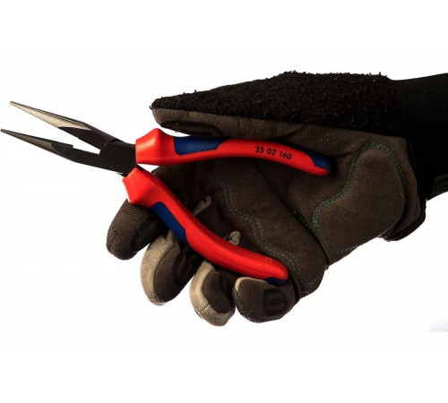 Длинногубцы с резцом KNIPEX KN-2502160 Длинногубцы с резцом KNIPEX KN-2502160