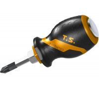 Крестовая отвертка TOLSEN GRIPro Phillips №2, 38 мм, силовая TT20140