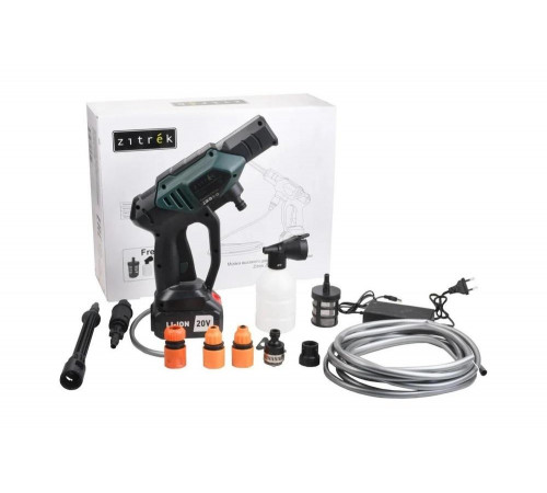 Мойка высокого давления аккумуляторная Zitrek ZKHP 20 Li, 1x4.0Ач 085-1027 Мойка высокого давления аккумуляторная Zitrek ZKHP 20 Li, 1x4.0Ач 085-1027