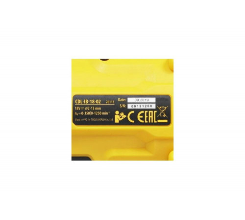 Аккумуляторная дрель-шуруповерт DENZEL CDL-IB-18-02 26113, Li-Ion Аккумуляторная дрель-шуруповерт DENZEL CDL-IB-18-02 26113, Li-Ion
