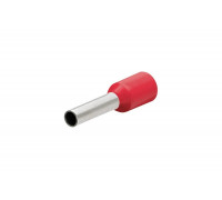 Изолированная контактная гильза KNIPEX красная, 10.00 мм AWG 7, 100 штук, L-28 мм KN-9799357