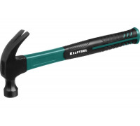 Столярный молоток-гвоздодёр с фибергласовой рукояткой KRAFTOOL Fiberglass 560 г 20265-56