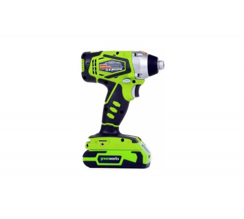Ударный аккумуляторный шуруповерт GreenWorks 3802207