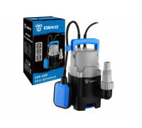 Насос дренажный DEKO DWP-400P (грязевая, поплавок, 220В, 400Вт, пластик) 076-0542
