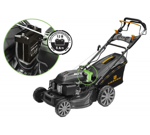 Бензиновая газонокосилка CARVER LMG-3653DMSE-VS 01.024.00011 Бензиновая газонокосилка CARVER LMG-3653DMSE-VS 01.024.00011