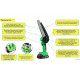 Пила цепная аккумуляторная бесщеточная Zitrek GreenSaw 20V, 4,0Ач Li-ion аккум. ЗУ 082-1858