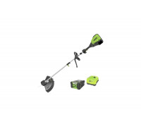 Бесщеточный аккумуляторный триммер GreenWorks GD80BCK4 80V, с 1 АКБ 4 А*ч и ЗУ 1301607UB