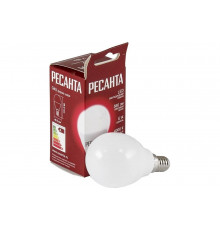 Светодиодная лампа Ресанта LL-R-G45-7W-230-4K-E14 (шар, 7Вт, нейтральный, Е14) 76/1/8