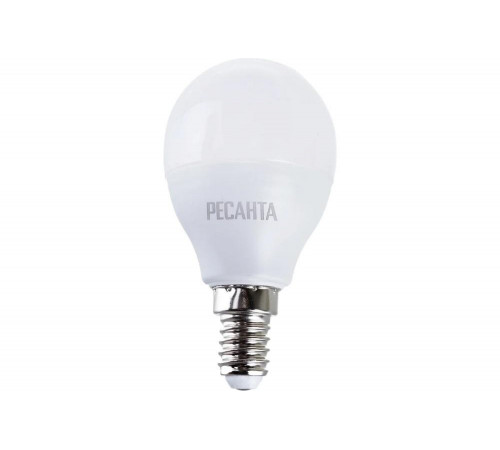 Светодиодная лампа Ресанта LL-R-G45-7W-230-4K-E14 Светодиодная лампа Ресанта LL-R-G45-7W-230-4K-E14