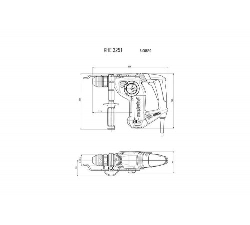 Перфоратор Metabo KHE 3251 600659000