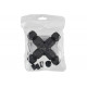 Коннектор кабельный герметичный IEK wtp-108 3 pin ip68 UWC10-X-024-3-68