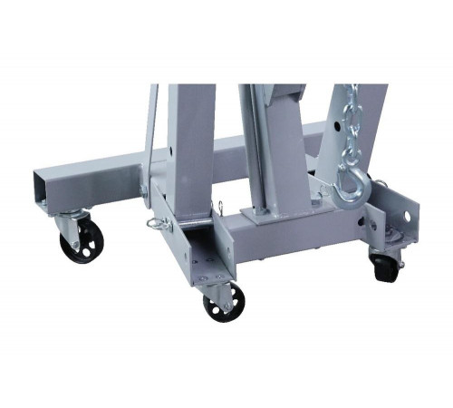 Складной кран KraftWell г/п 1000 кг. однотактный, цвет серый KRWCA