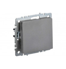 1-клавишный выключатель IEK Brite 10а вс10-1-0-брс сталь BR-V10-0-10-K46