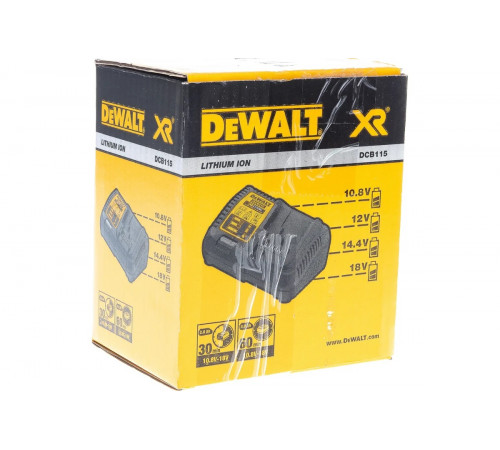 Зарядное устройство XR Li-Ion (10.8 В/14.4 В/18.0 В) DEWALT DCB115