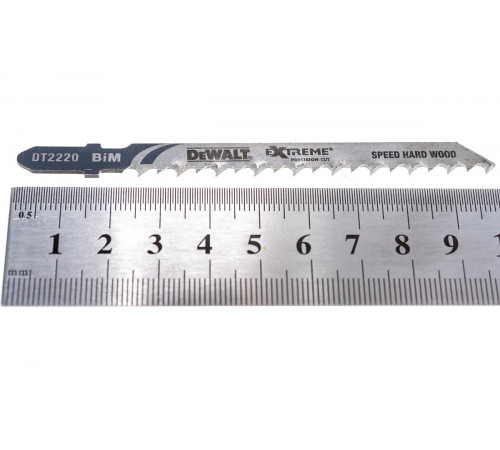 Пилка по дереву T144DF 100х75 мм, шаг 4.0, 3 шт. DEWALT DT2220