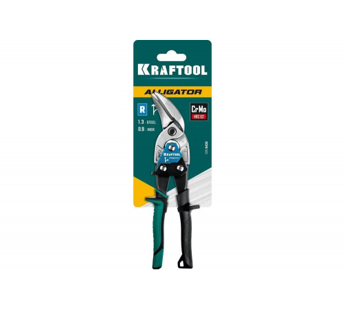 KRAFTOOL 250 мм, правые усиленные ножницы по металлу с выносом Alligator 2328-OR