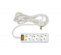 Бытовой удлинитель Rucelf 3 гнезда, ПВС, 3х1 арт. RU-03-310-05KZG 00-00005464