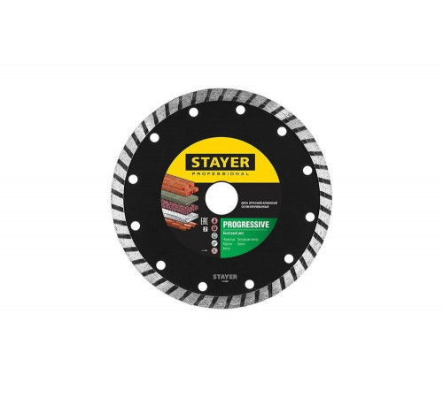 STAYER Ø 230Х22.2 мм, алмазный, сегментный, диск отрезной PROGRESSIVE 3662-230_z02 Professional